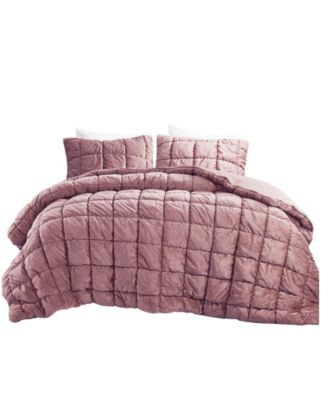 Velvet Dream Puff 3-Pc. Comforter Set, Full/Queen