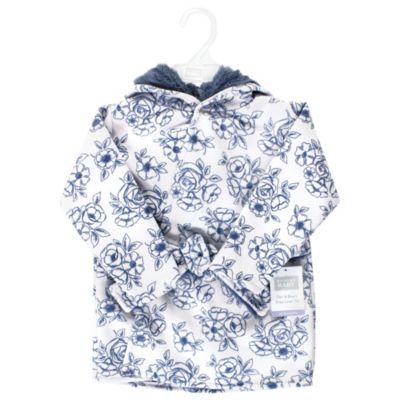 Baby Girls Mink with Faux Fur Lining Pool and Beach Robe Cover-ups