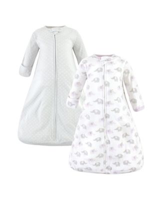 Baby Girls Hudson Cotton Long-Sleeve Wearable Sleeping Bag