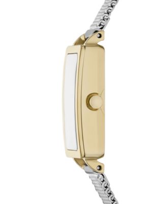 Women's Hagen Micro Two Hand Silver-Tone Stainless Steel 30mm