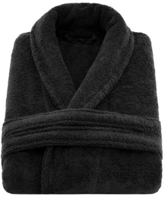 Lightweight Plush Shawl Collar Bathrobes