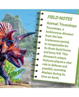 Triceratops 100 Piece Shaped Jigsaw Puzzle