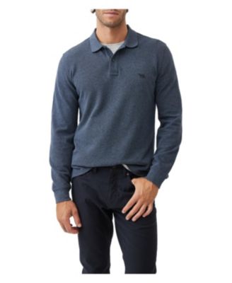 Men's The Gunn Long Sleeve Slim Fit Polo Shirt