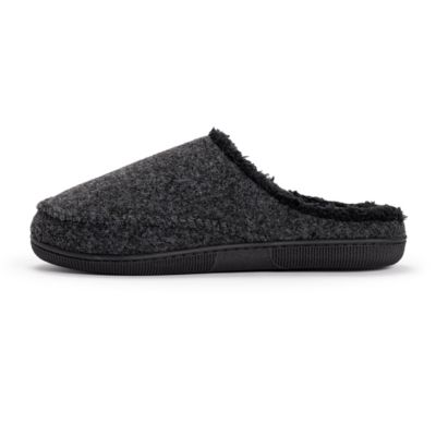 Men's Faux Wool Clog Slippers