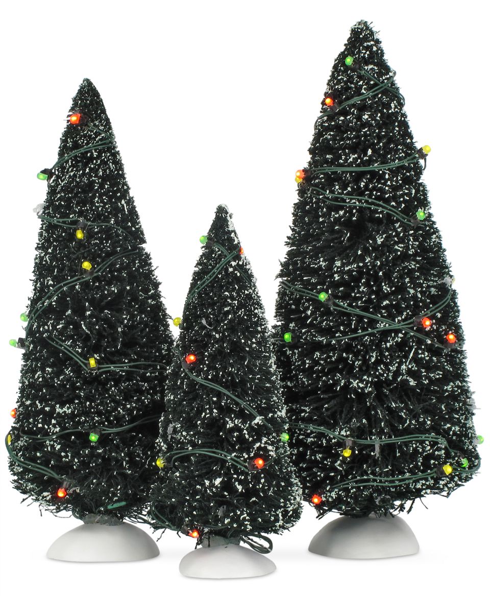 Department 56 Twinkling Pre Lit Trees   Holiday Lane