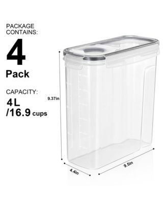 4 Pack Food Dispenser Containers