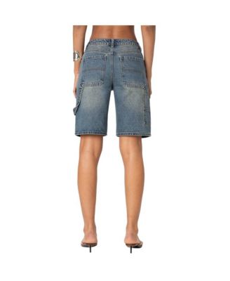 Women's Carpenter denim bermuda shorts