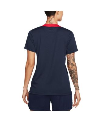 Women's Navy USMNT 2024 Strike Performance Top