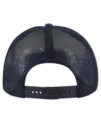 Men's White/Navy New York Yankees Cooperstown Collection  Pack Express Trucker Adjustable Hat