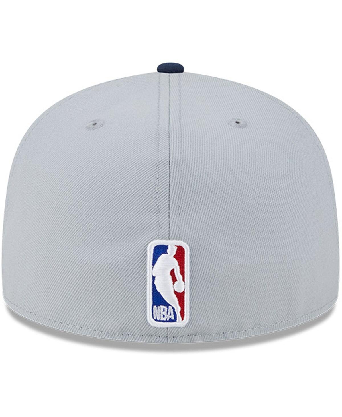 New Era Men'sNavy Washington Wizards Tip-Off Two-Tone 59FIFTY Fitted Hat - Gray, Navy