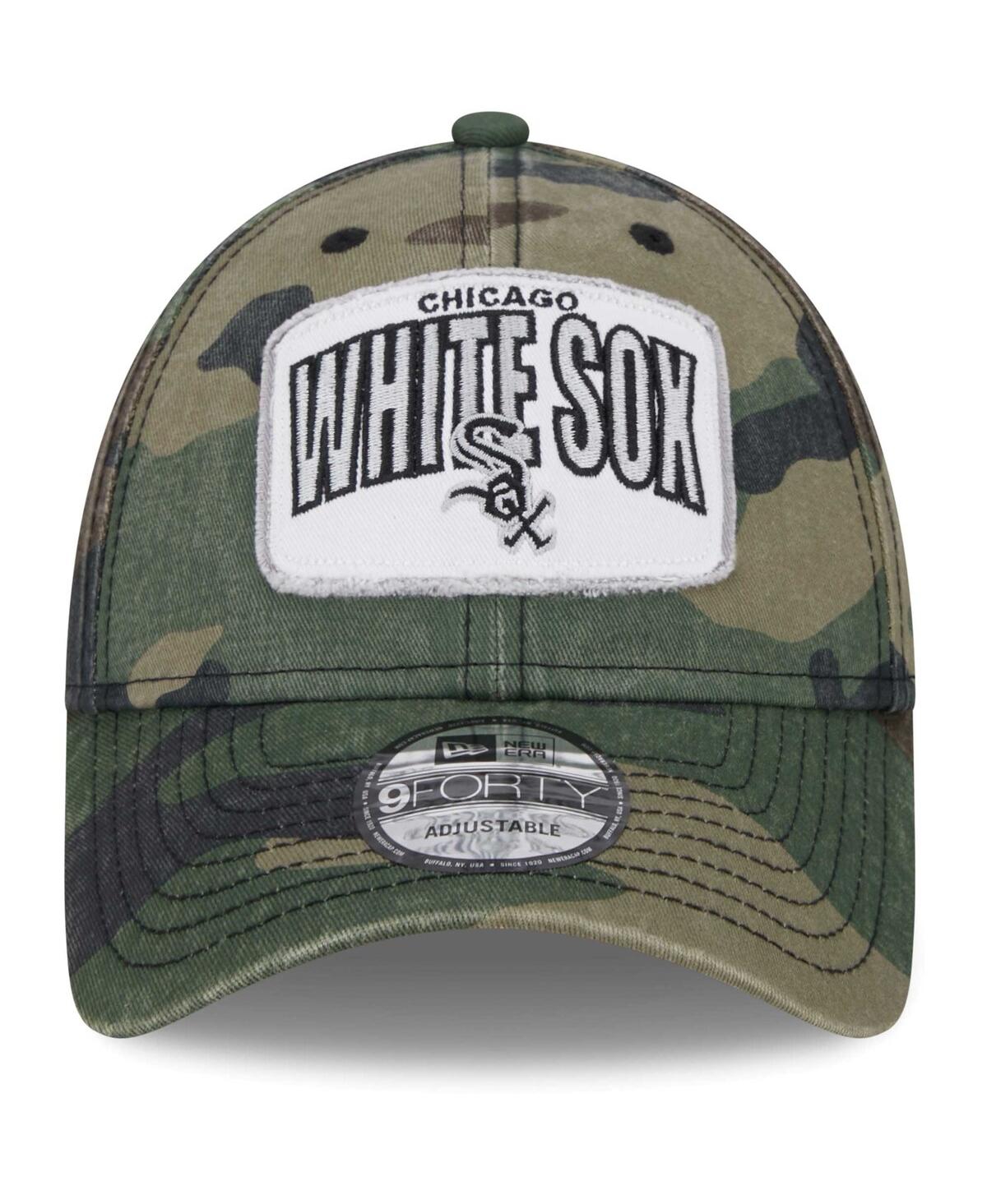 New Era Men's Camo Chicago White Sox Gameday 9forty Adjustable Hat In Camo