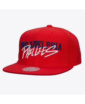 Men's Red Philadelphia Phillies Team Tagged Snapback Hat