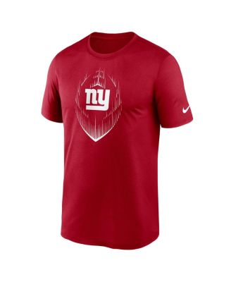 Men's Red New York Giants Primetime Legend Icon Performance T-Shirt