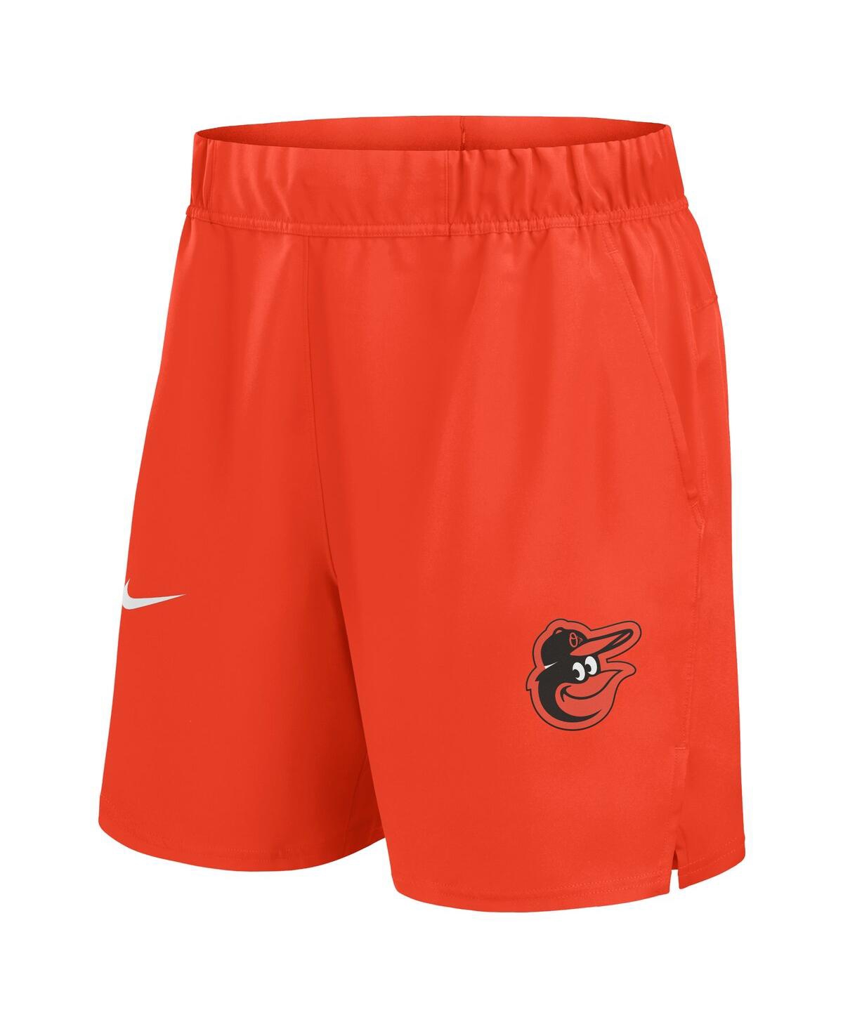 Nike Men'sBaltimore Orioles Woven Victory Performance Shorts - Orange