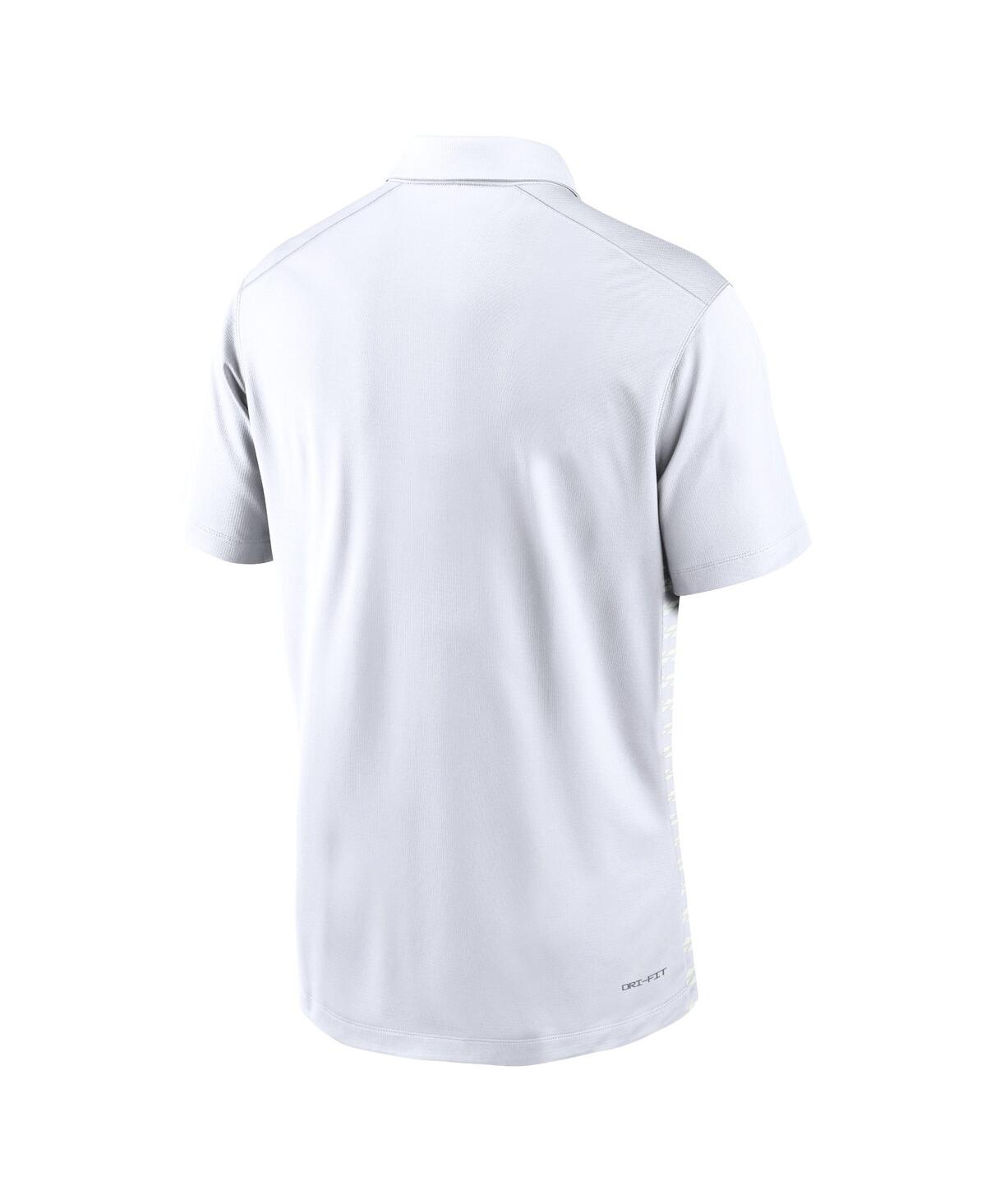 Nike Men's White Penn State Nittany Lions 2024 Early Season Coaches Sideline Performance Polo In White