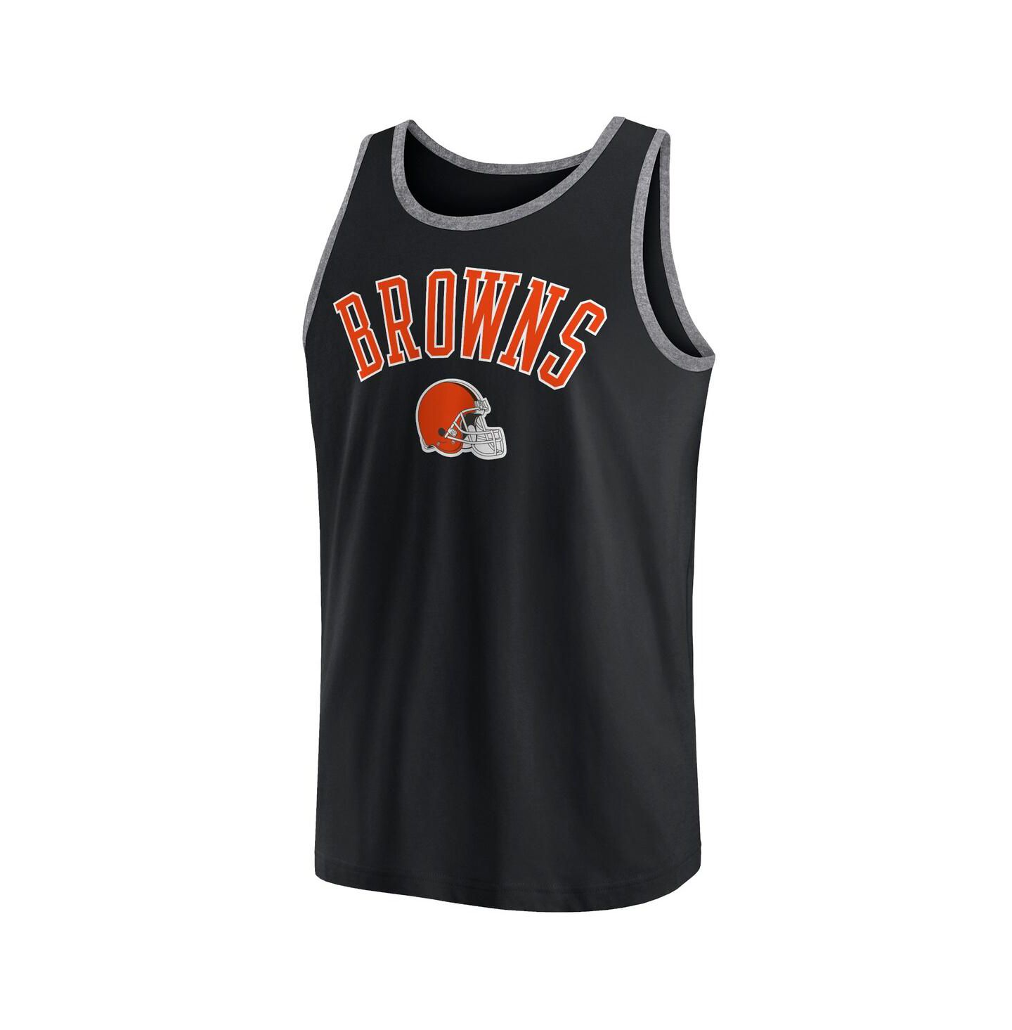Мужской топ Fanatics Black Cleveland Browns Bet — фото 2