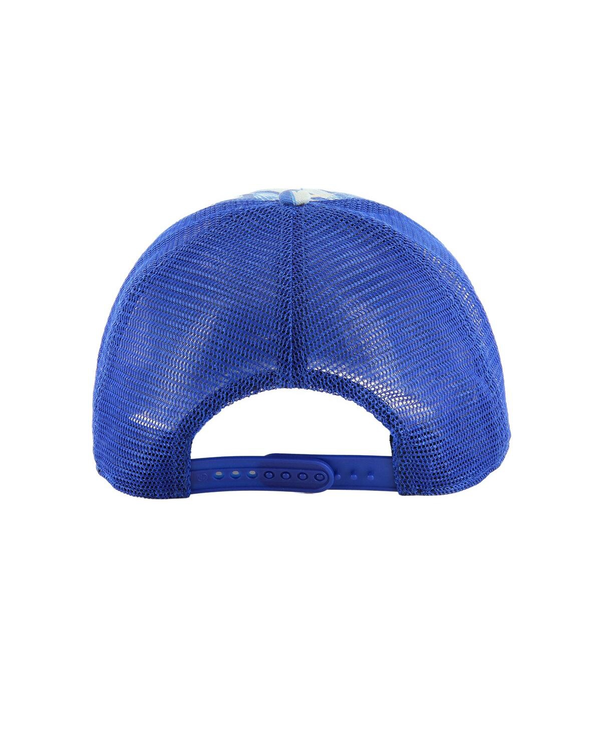 47 BRAND MEN'S ROYAL LOS ANGELES CHARGERS TROPICALIA HITCH TRUCKER ADJUSTABLE HAT 