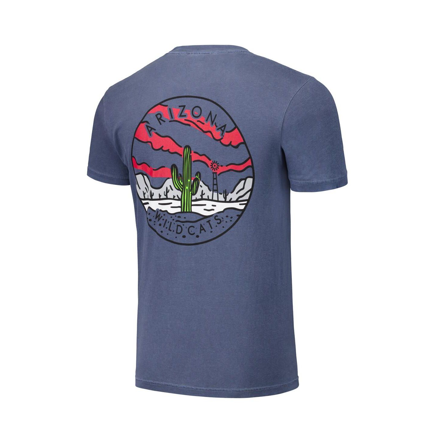 Футболка Image One Navy Arizona Wildcats Scenic Comfort Colors — фото 2