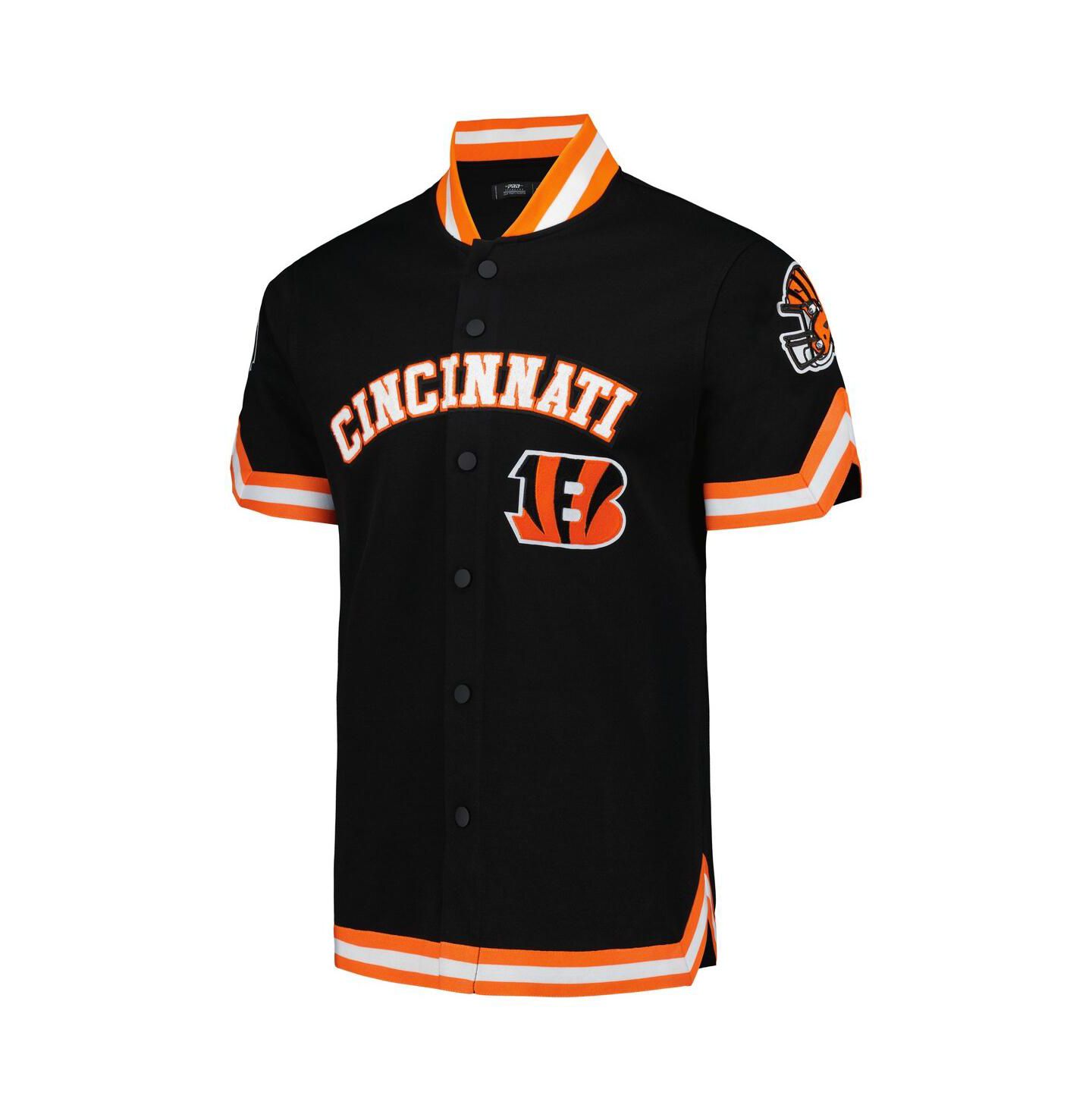 Мужская куртка Pro Standard Black Cincinnati Bengals Classic Warm-Up Short Sleeve Full-Snap — фото 3
