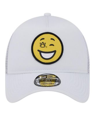 Men's White Auburn Tigers Wink Foam Trucker Adjustable Hat