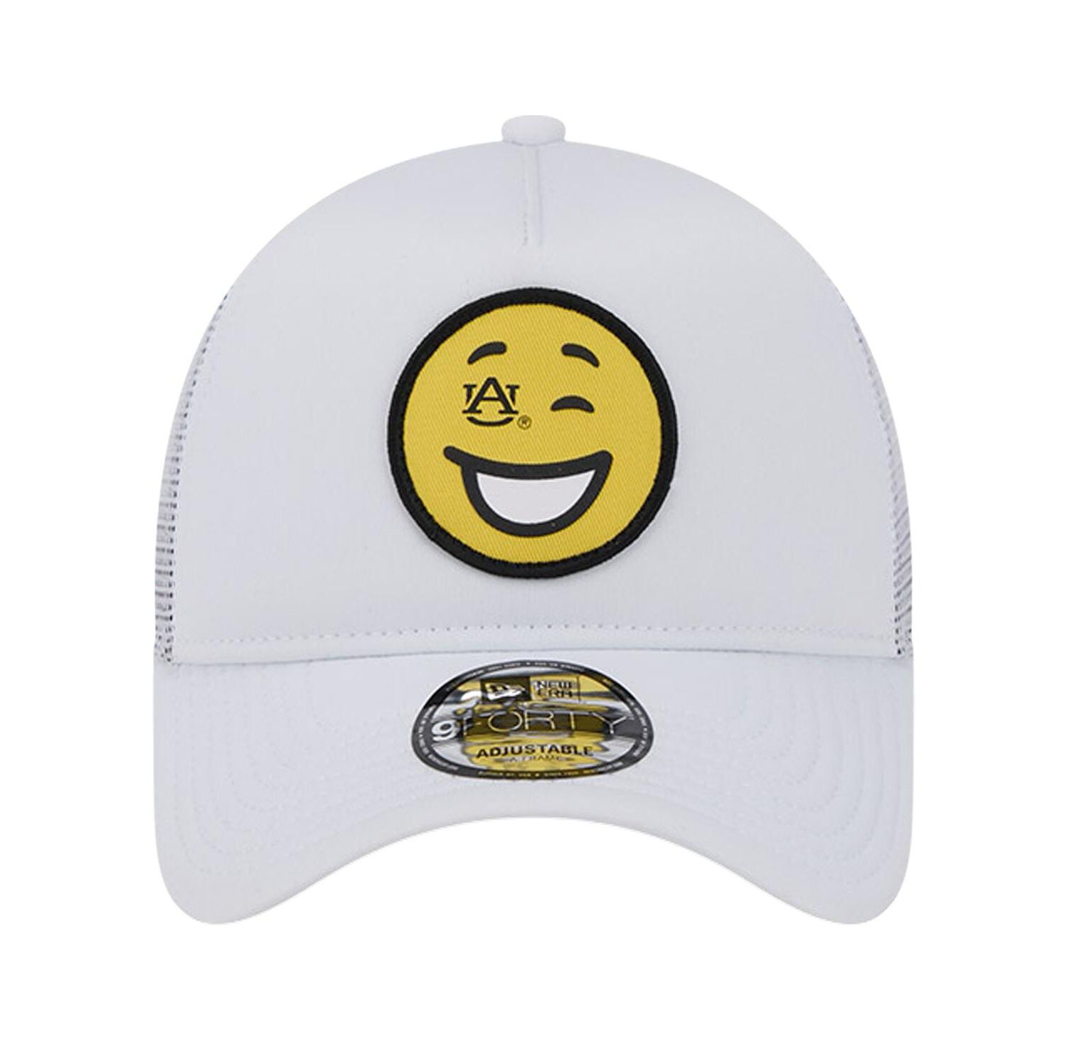 Men's White Auburn Tigers Wink Foam Trucker Adjustable Hat
