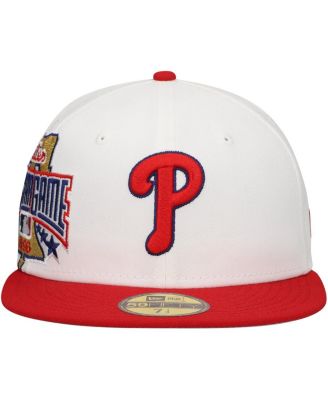 Men's White/Red Philadelphia Phillies Major Sidepatch 59FIFTY Fitted Hat