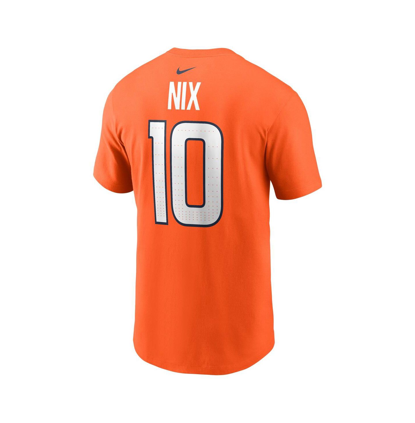 Детская футболка Nike Bo Nix Orange Denver Broncos 2024 NFL Draft Name & Number — фото 2