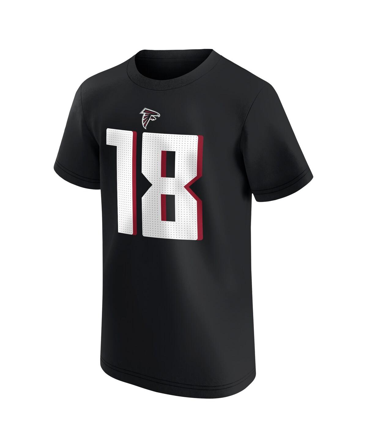 Nike Big Boys And Girls Kirk Cousins Black Atlanta Falcons Player Name Number T-shirt In Black