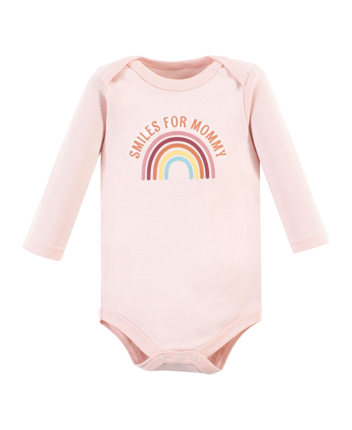 Hudson Baby Baby Girls Long-Sleeve Bodysuits and Pants, Sunshine Rainbows Long-Sleeve - Sunshine rainbows long-sleeve