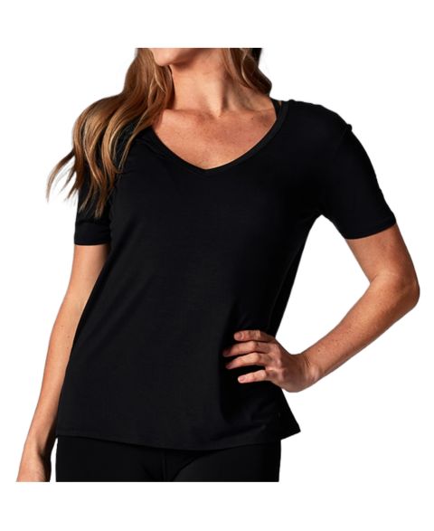Женская футболка Tavi Everyday V-Neck, цвет: Эбеновый