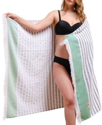 Peshtemal 100% Turkish Cotton 4-Pack Beach Towels, 35&amp;quot; x 60&amp;quot; 