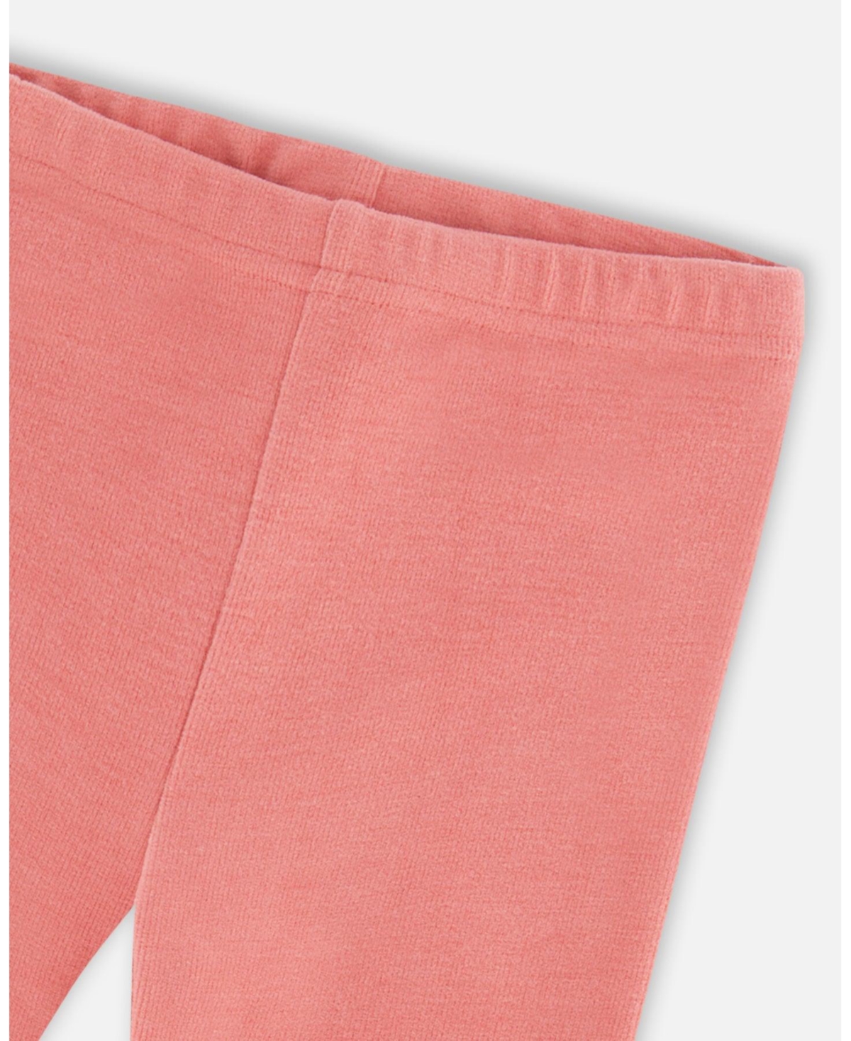 Deux par Deux Toddler Girls Super Soft Rib Leggings- Pink