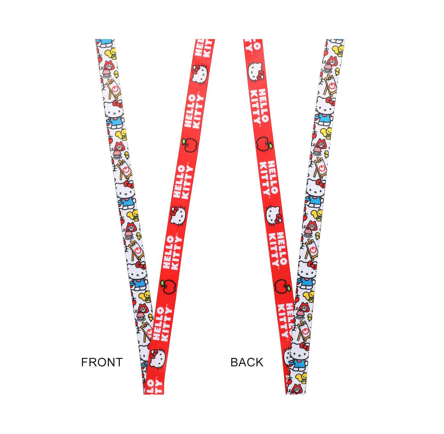 Lanyard with Breakaway Rubber Charm and ID Sleeve