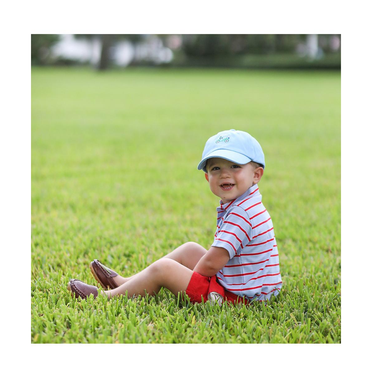 Bits & Bows Boys Boys Golf Cart Baseball Hat - Blue
