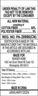 French Linen 3pc Quilt and Sham Set - Twin/Twin XL