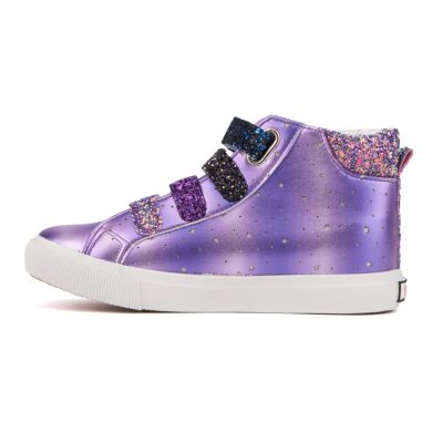Girls Rain Bow High Top Sneaker