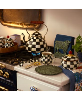 Courtly Check Squashed Pot Canister