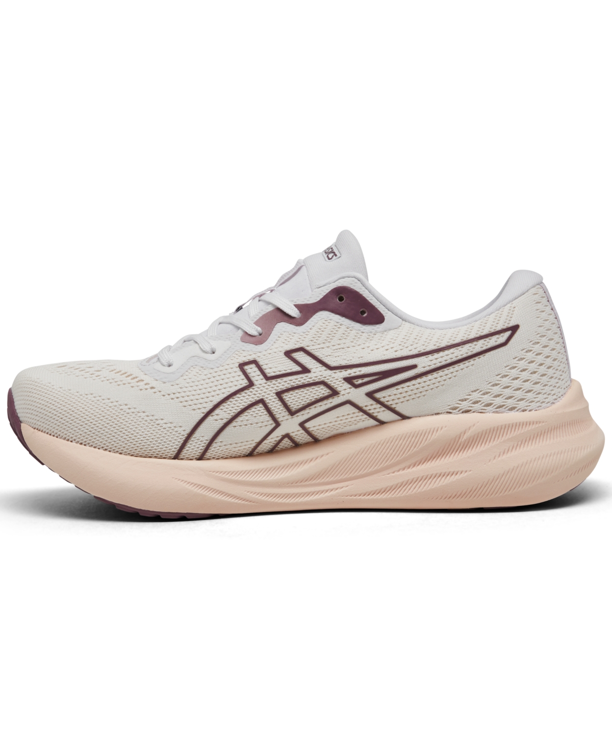 Asics Women's Gel Pulse 15 Running Sneakers From Finish Line In White,mauve