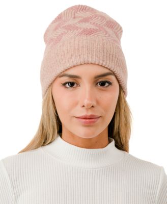 Marcus Adler Knit Pattern Beanie - Macy's