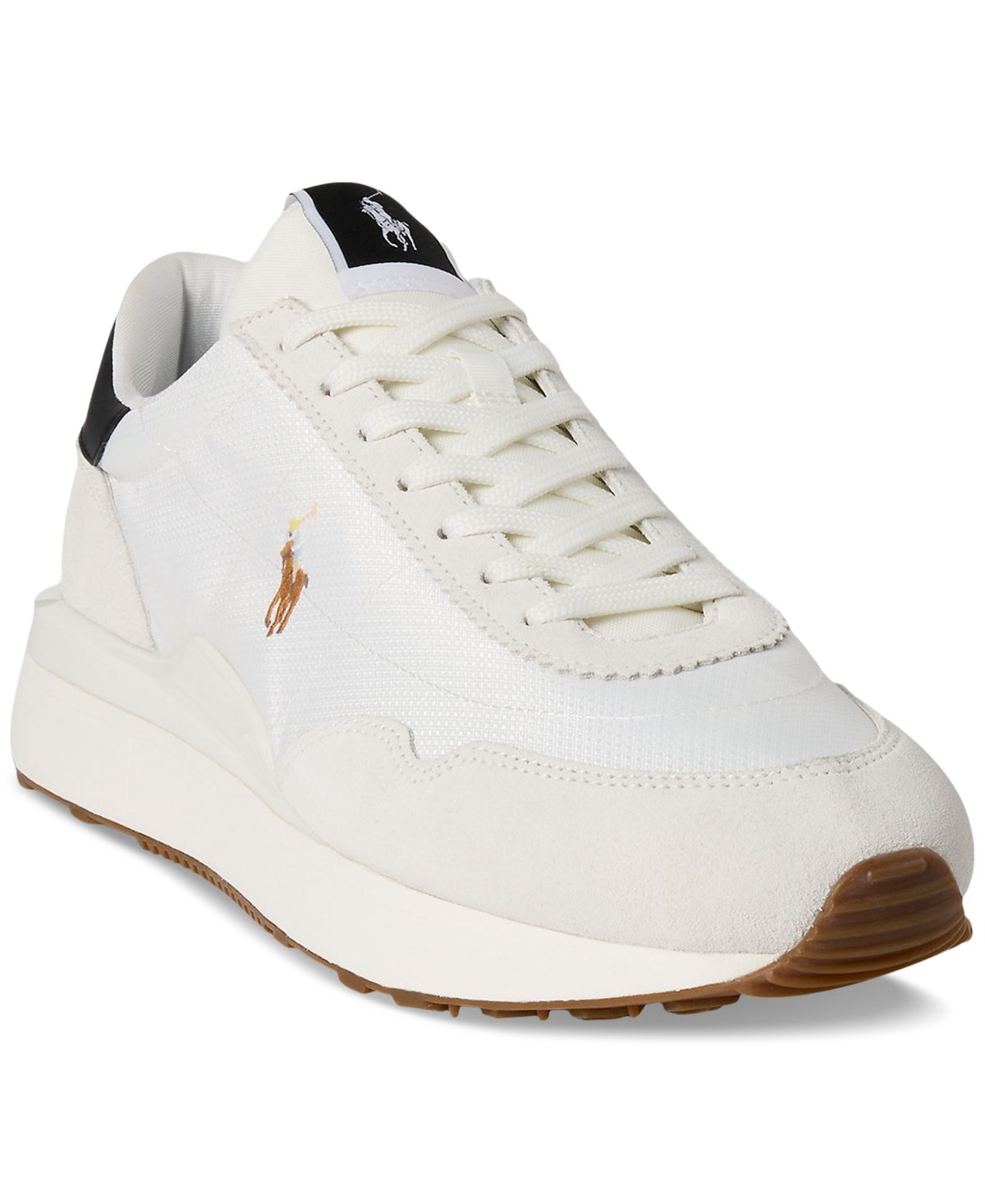 Polo Ralph Lauren Men's Train 89 Lace-Up Sneakers - DECKWASH WHITE/MULTI