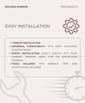 15 Stage Filtered Showerhead for Pure Water