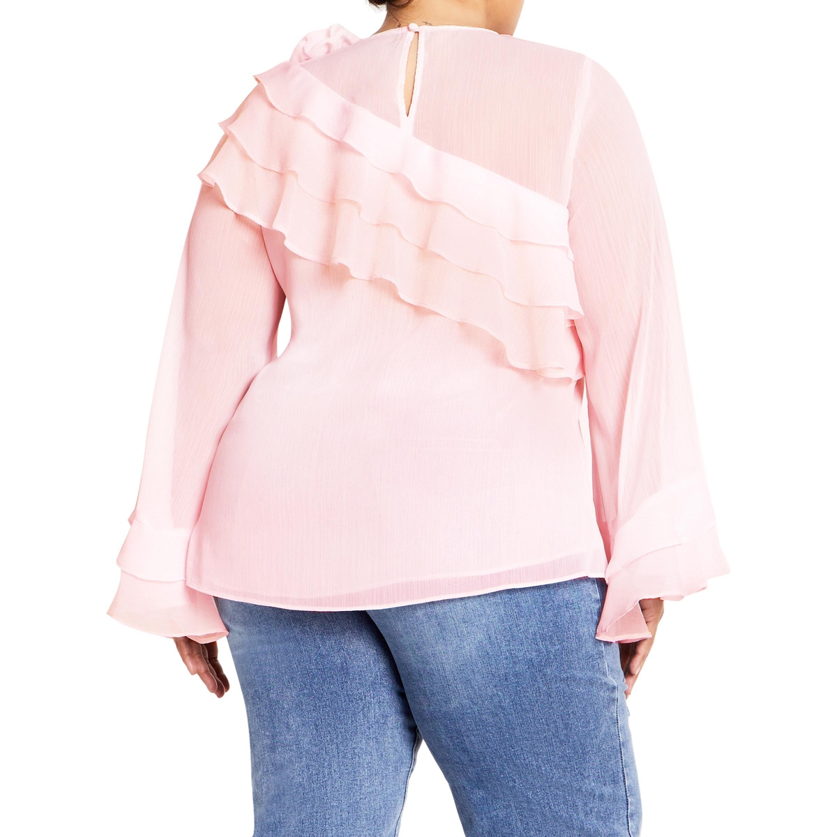 City Chic Women's Rosa Corsage Top
