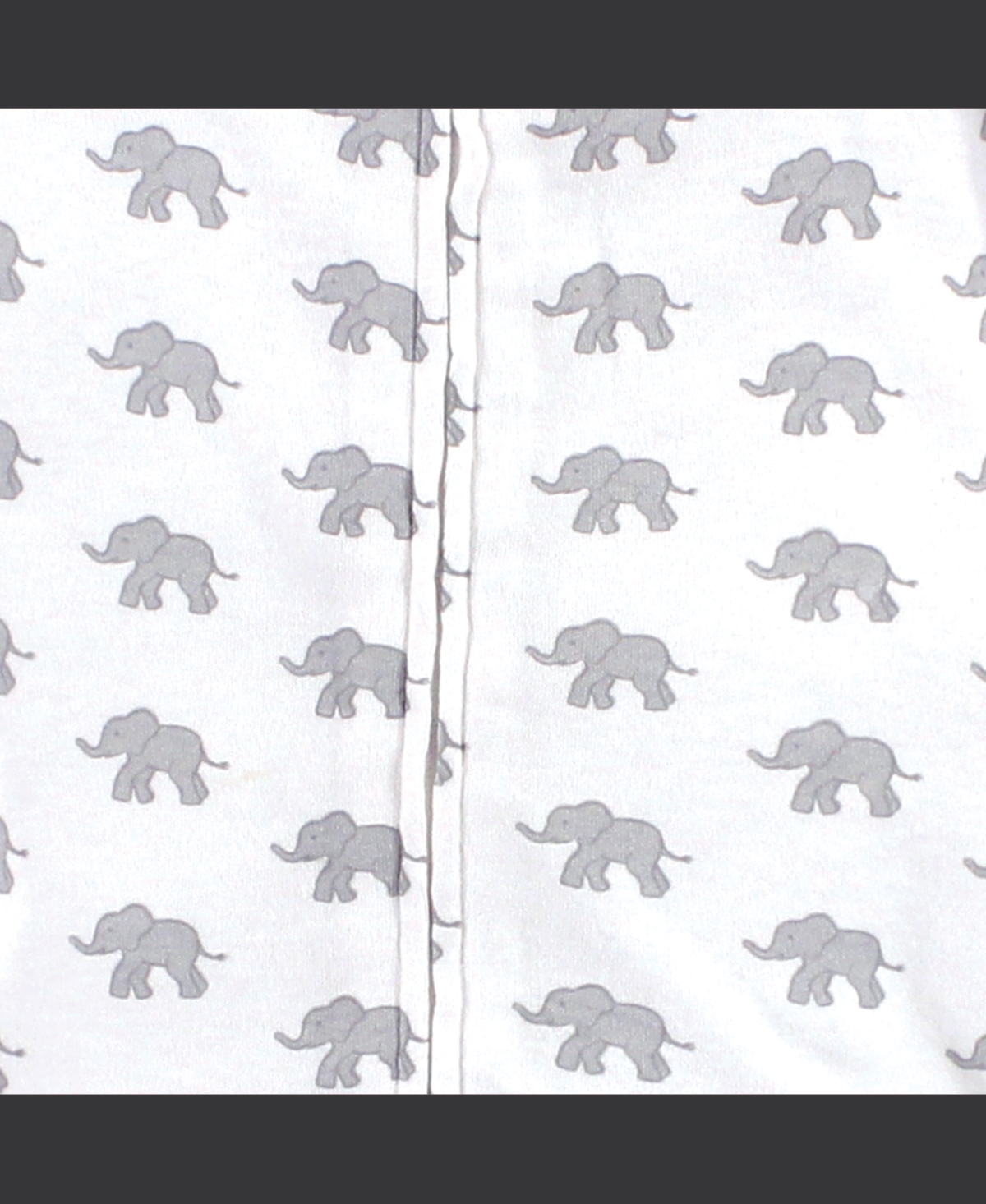 Touched by Nature Baby Boys Baby Organic Cotton Zipper Long-Sleeve Gowns 3pk,- Marching elephant