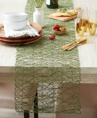 Woven Paper Table Runner, 14"x72 "