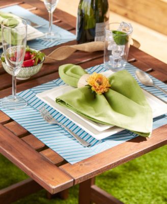 Textured Twill Weave Placemat Set of 6