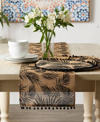 Fern Print Round Placemat Set of 6