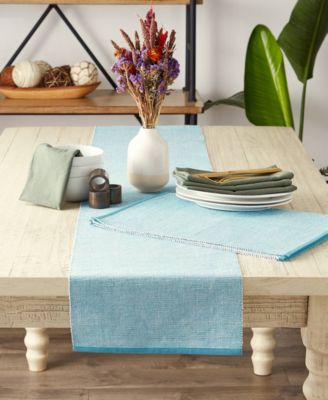 Design Imports Fine Ribbed Table Runner 13x72 inches
