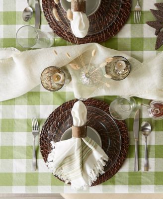 Buffalo Check Tablecloth, 52"x52 "