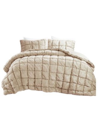 Velvet Dream Puff 3-Pc. Comforter Set, King