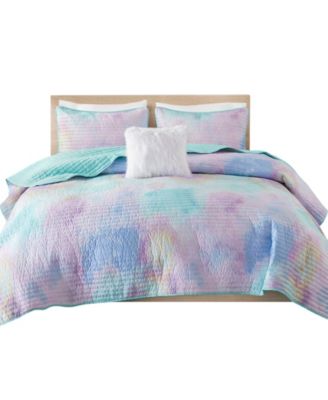 Cassiopeia 4-Pc. Quilt Set with Throw Pillow, Full/Queen